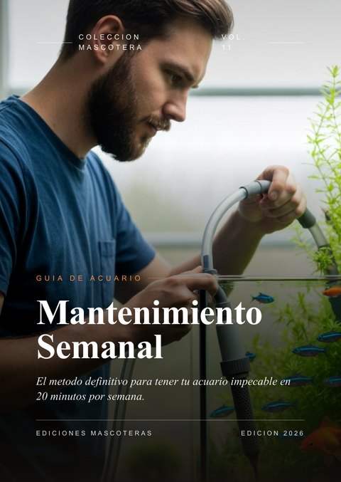 Tapa del ebook Guía Acuario #3 - Mantenimiento Semanal del Acuario