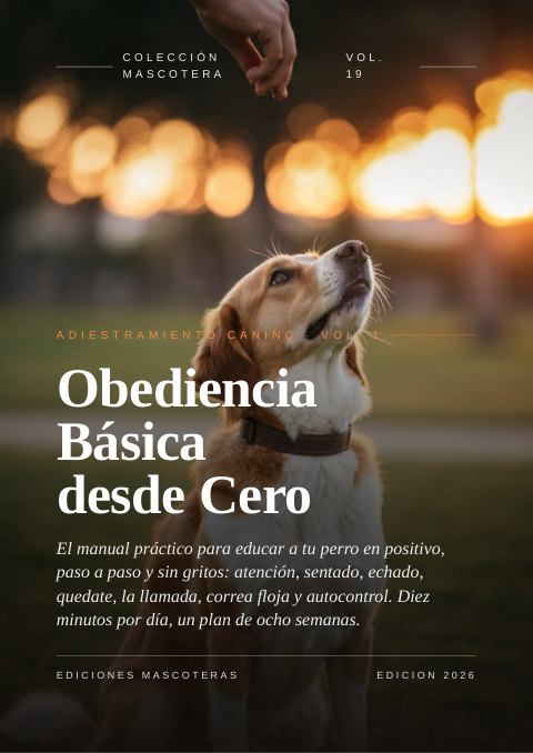Tapa del ebook Adiestramiento Canino Vol. 1 - Obediencia Básica desde Cero