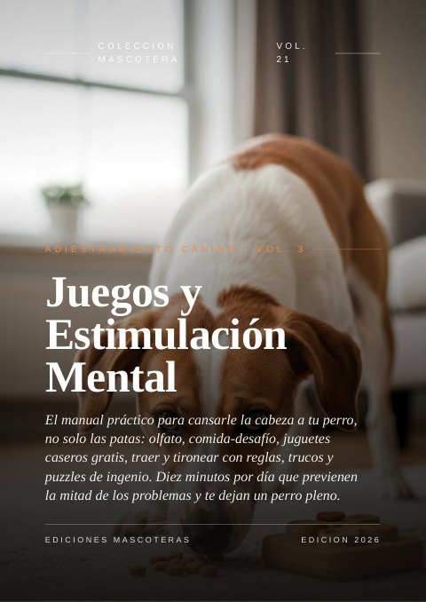 Tapa del ebook Adiestramiento Canino Vol. 3 - Juegos y Estimulación Mental