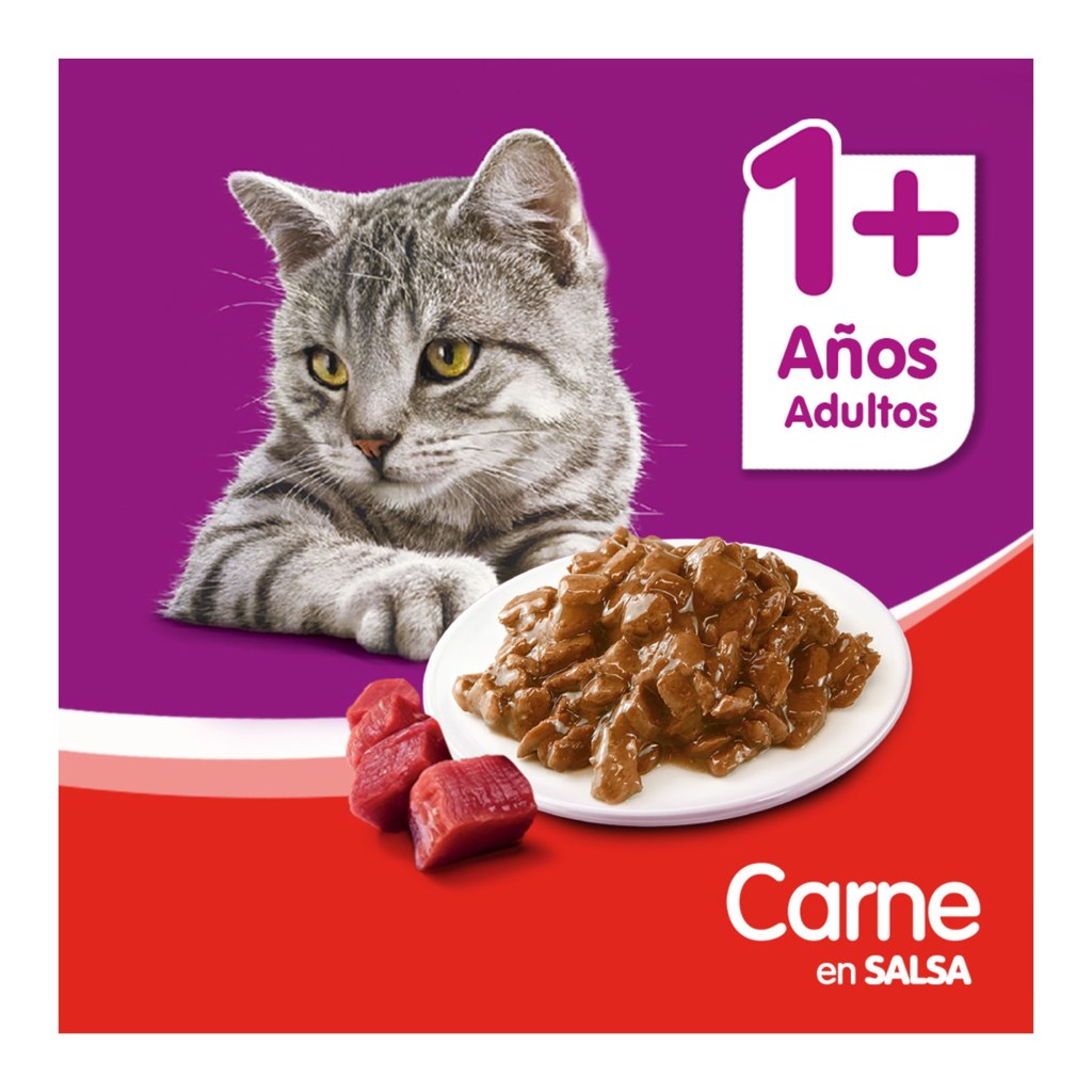 Whiskas Adulto Carne Salsa 85Gr – foto 4