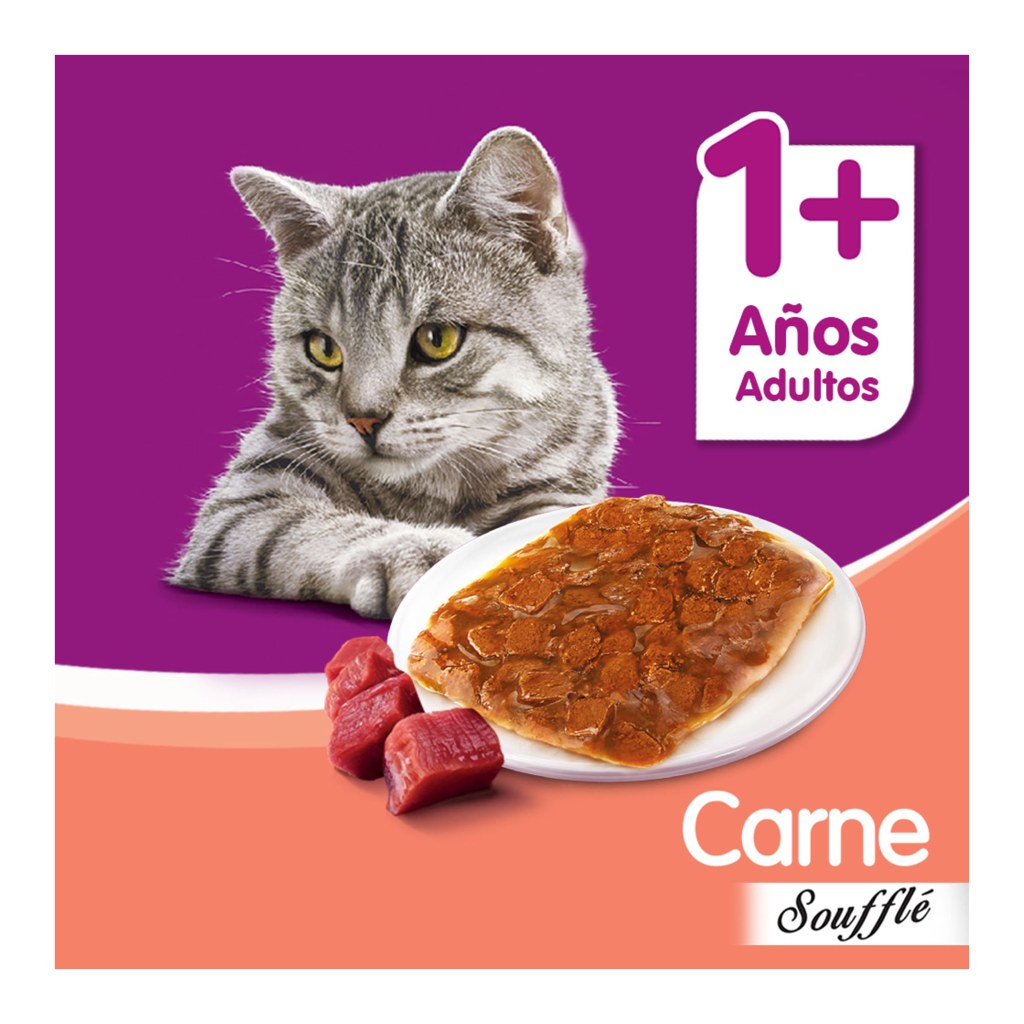 Whiskas Adulto Carne Souffle 85Gr – foto 4