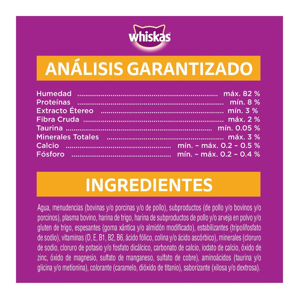 Whiskas Adulto Pollo Salsa 85Gr – foto 3