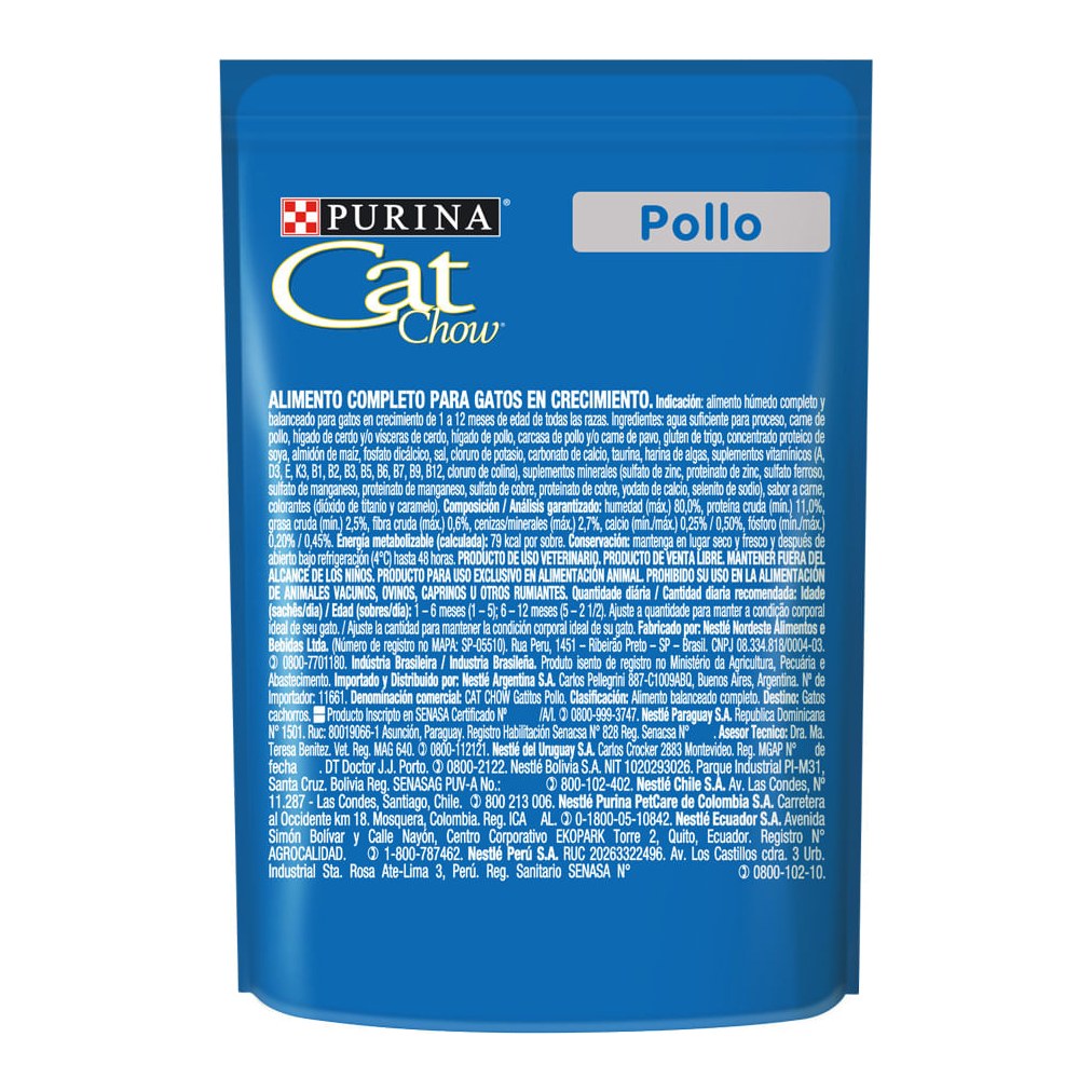 Cat Chow Gatitos Pollo 85Gr – foto 2