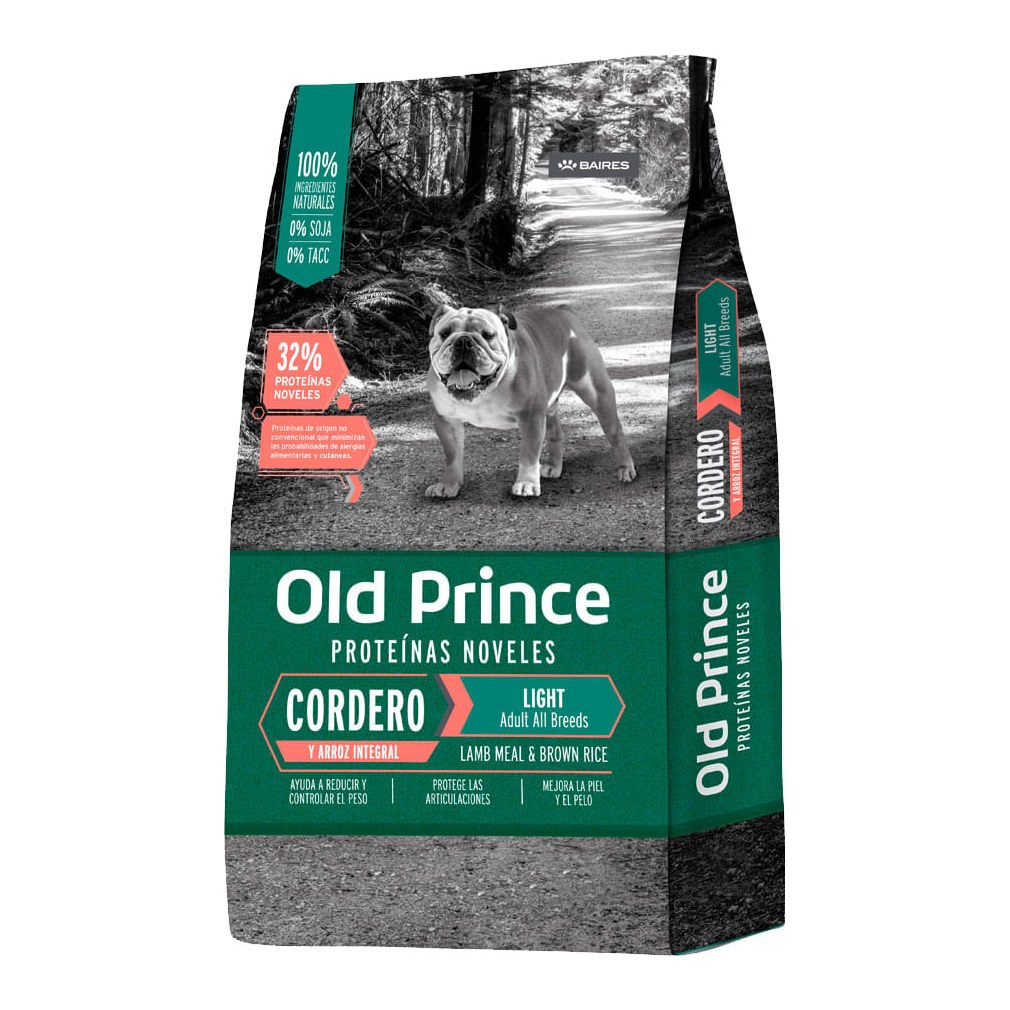 Old Prince Novel Cordero y Arroz Ad Light 3Kg