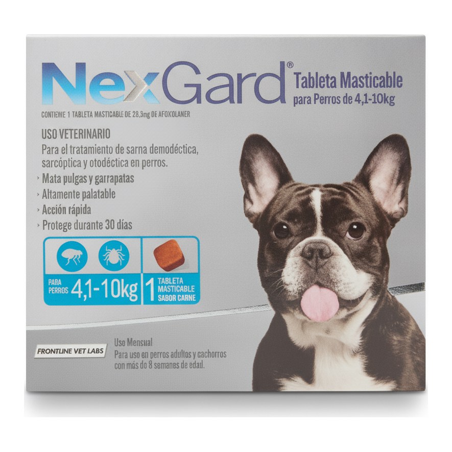 Nexgard M 4,1 A 10 Kgs (1.25G)