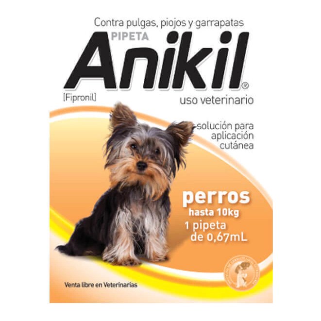 Anikil Antiparasitario Externo Perros S 1 a 10 Kg