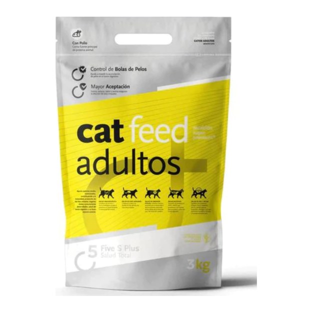 Cat Feed Gato Adulto X 3Kg