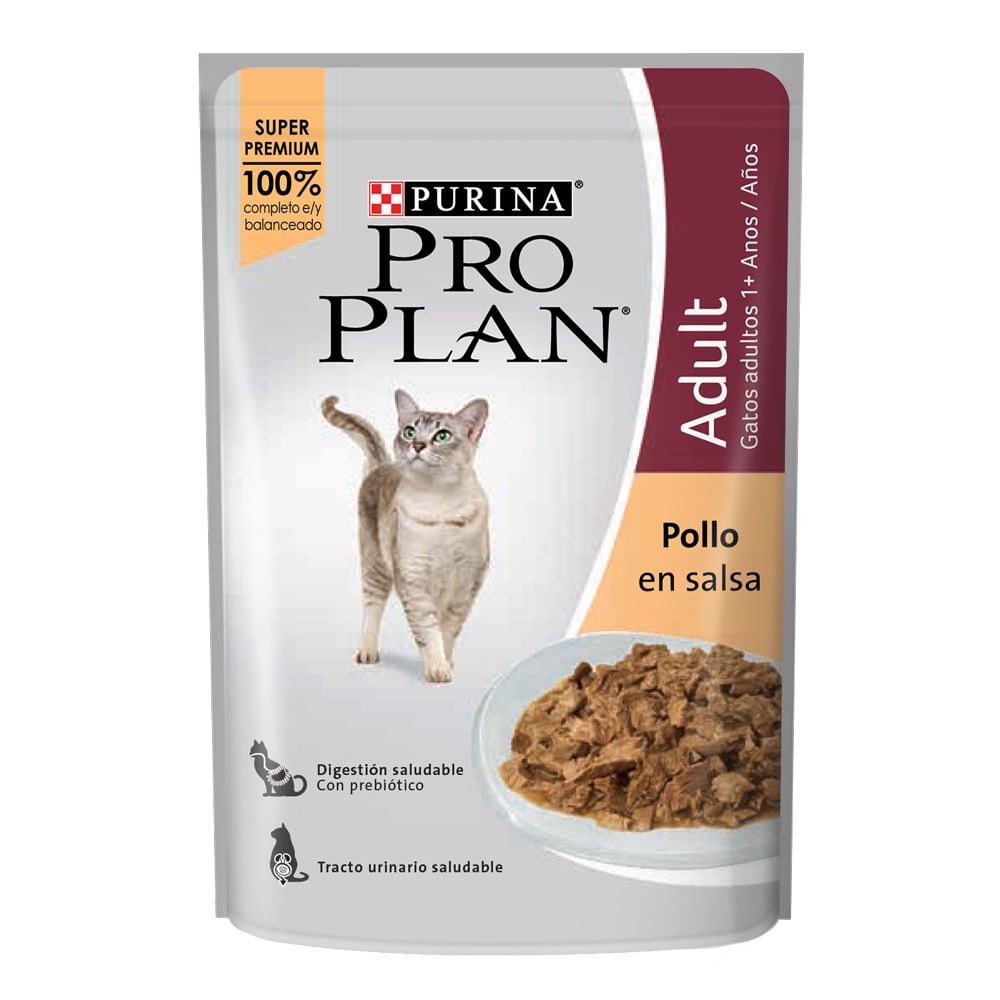 PRO PLAN GATOS ADULTO Pollo 85 gr.