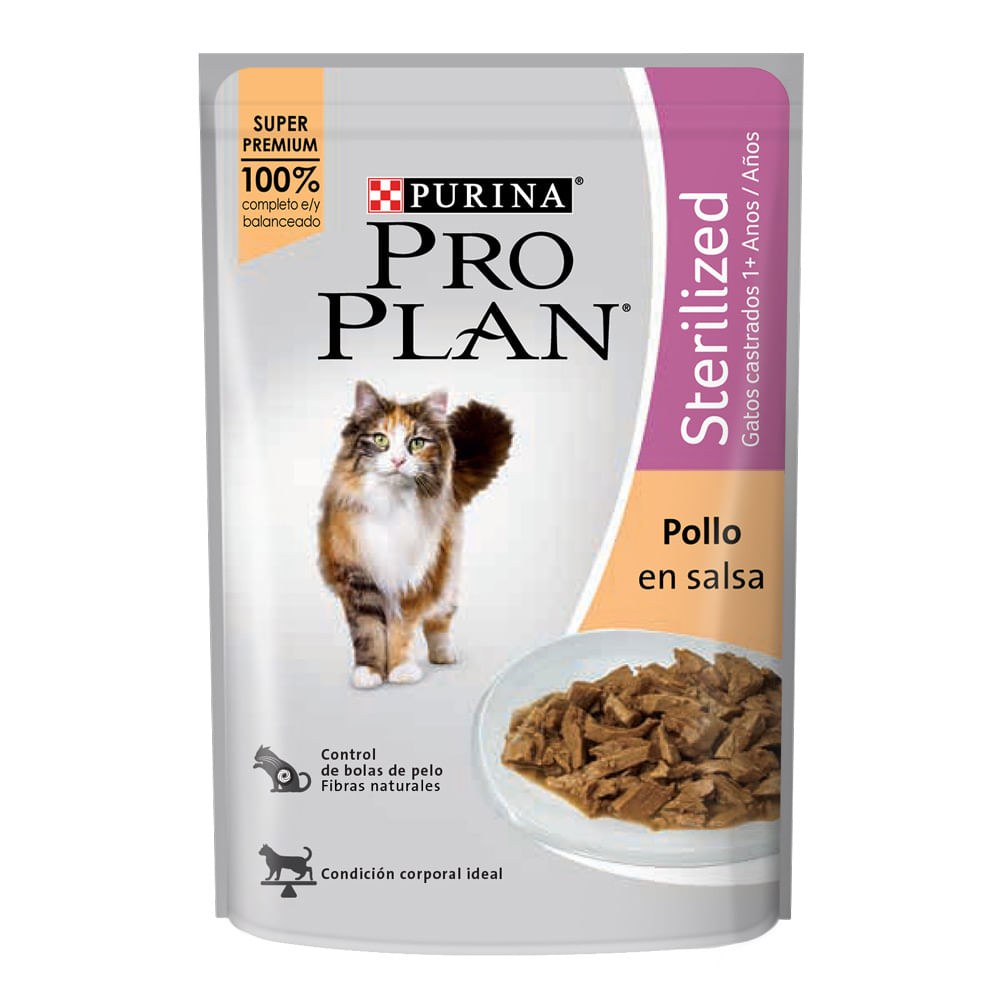 PRO PLAN GATOS Ester. Pollo 85 gr.
