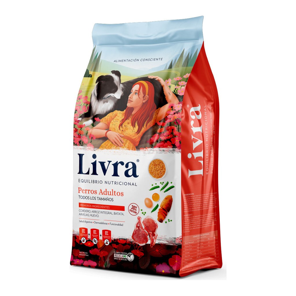 Livra Perro Adulto Cordero X 3Kg