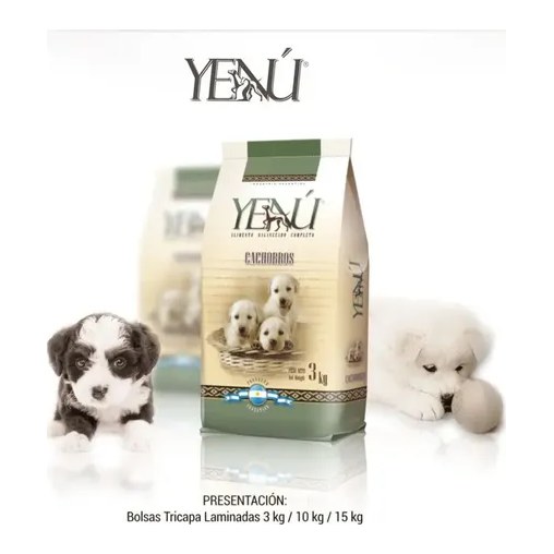 Yenu Perro Cachorro Raza Mediana/Pequeña X 3Kg
