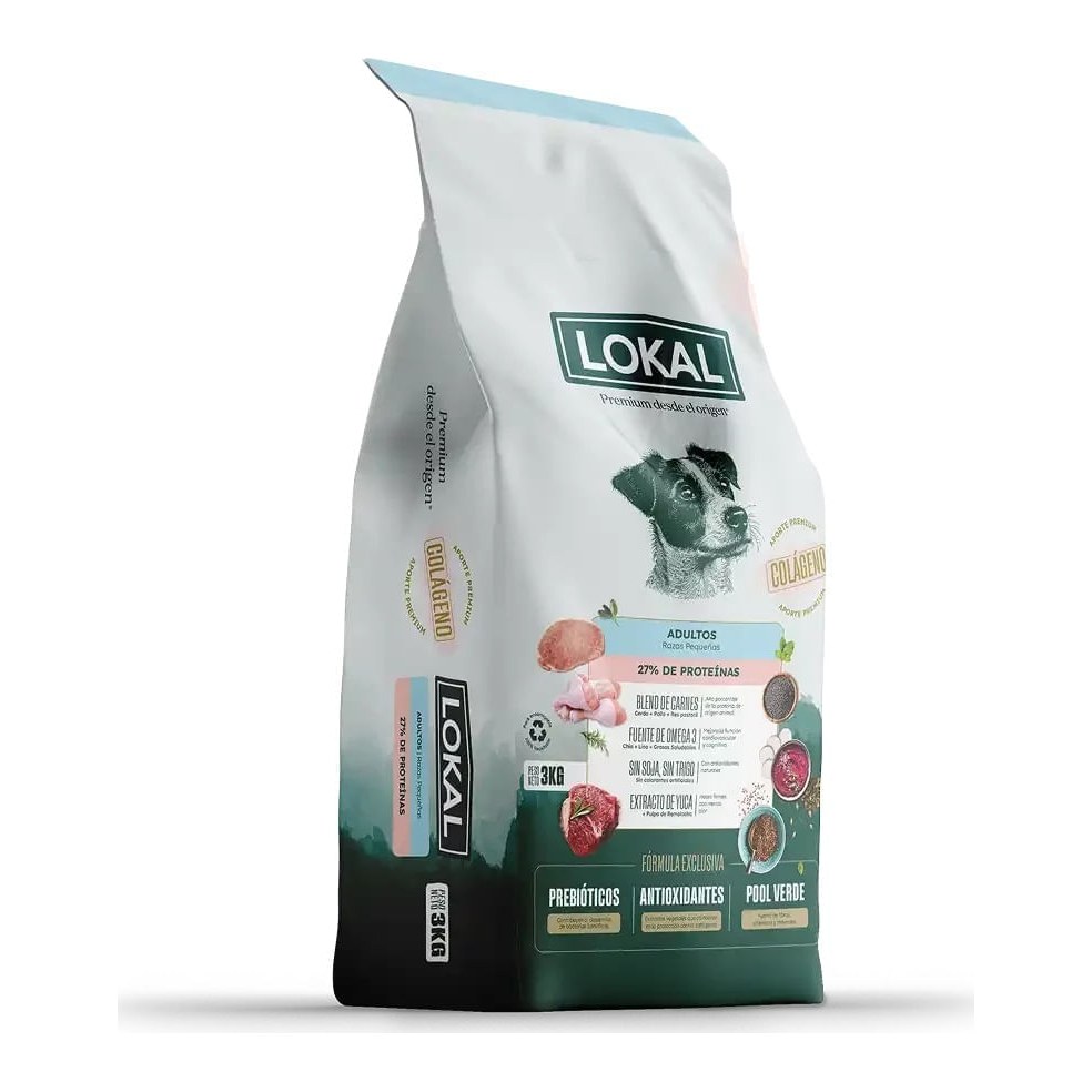 Lokal Perro Adulto Raza Pequeña X 3Kg