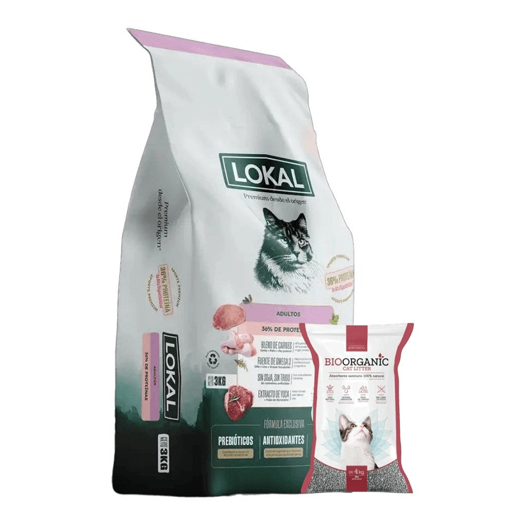 Lokal Gato Adulto X 3Kg