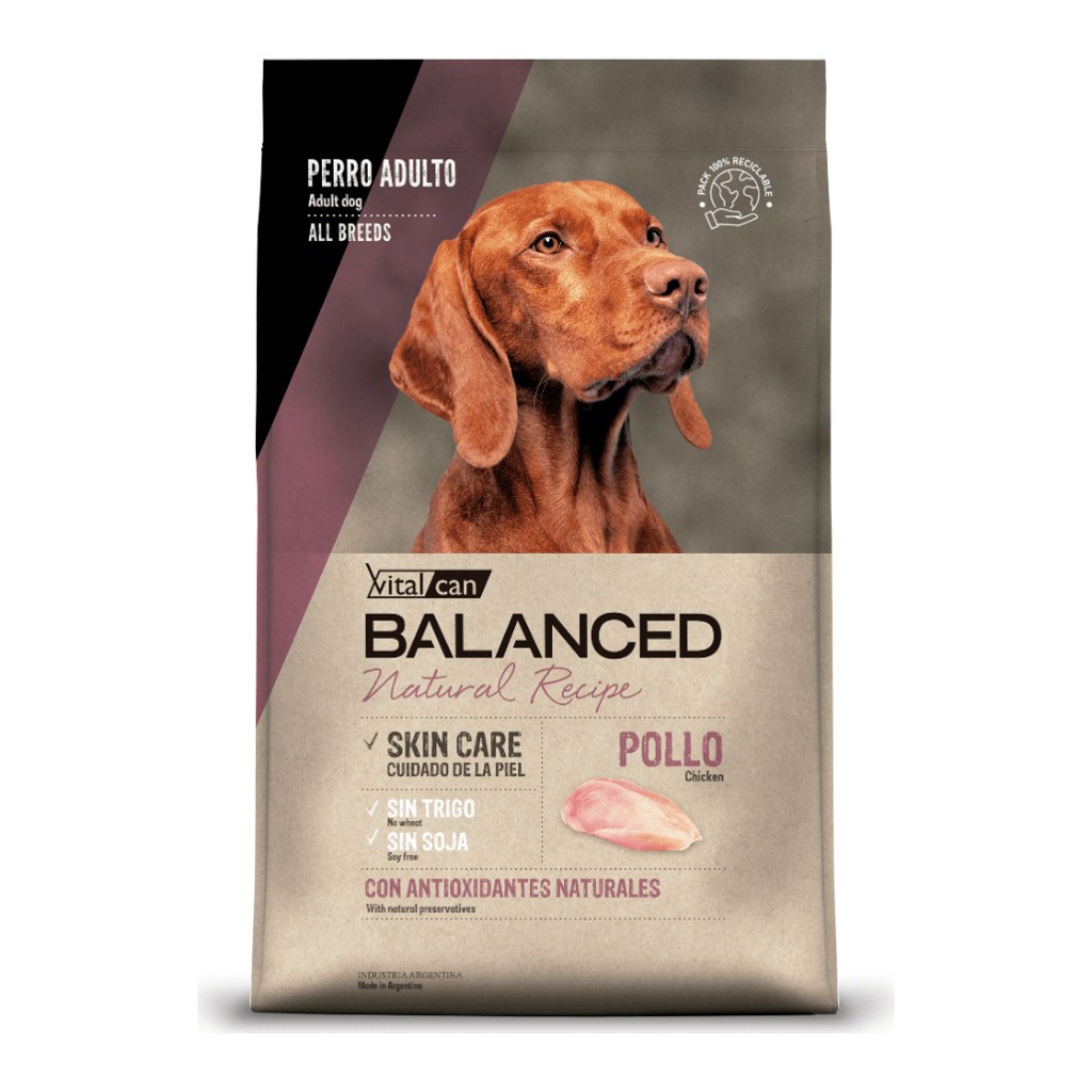 Balanced Perro Natural Recipe Pollo X 15Kg