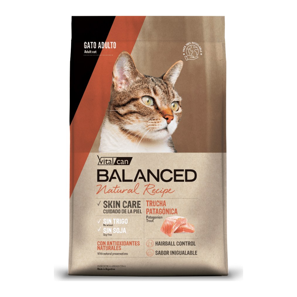 Balanced Gato Natural Recipe Trucha X 3Kg