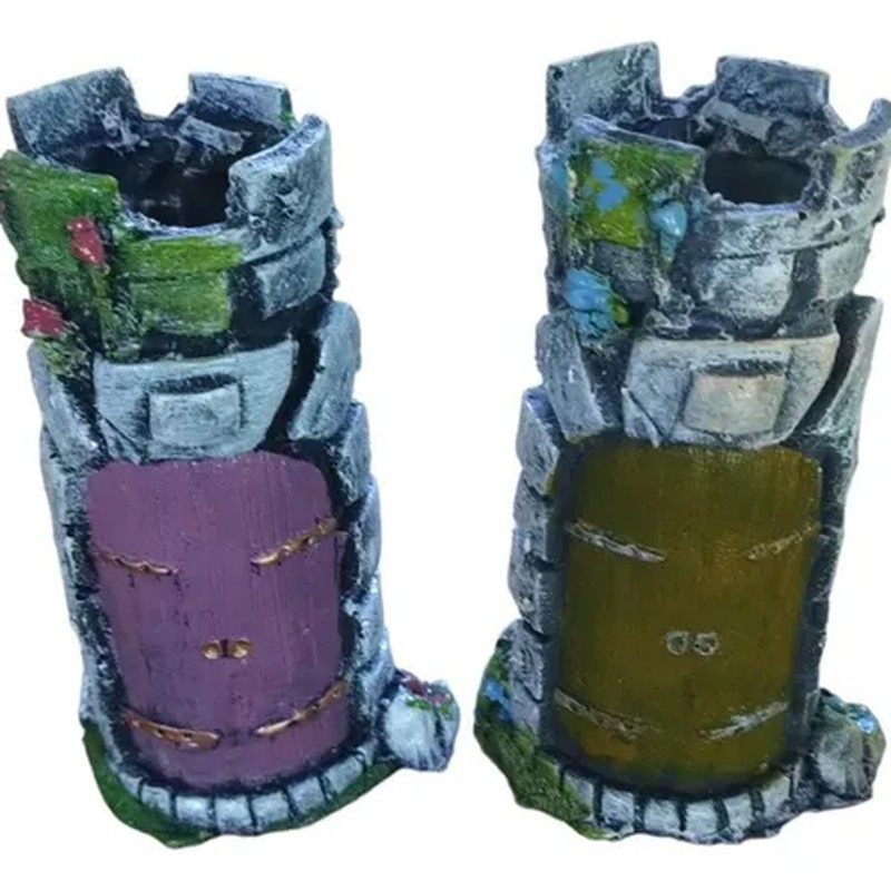 [ACU335] Adorno Torre Con Puerta