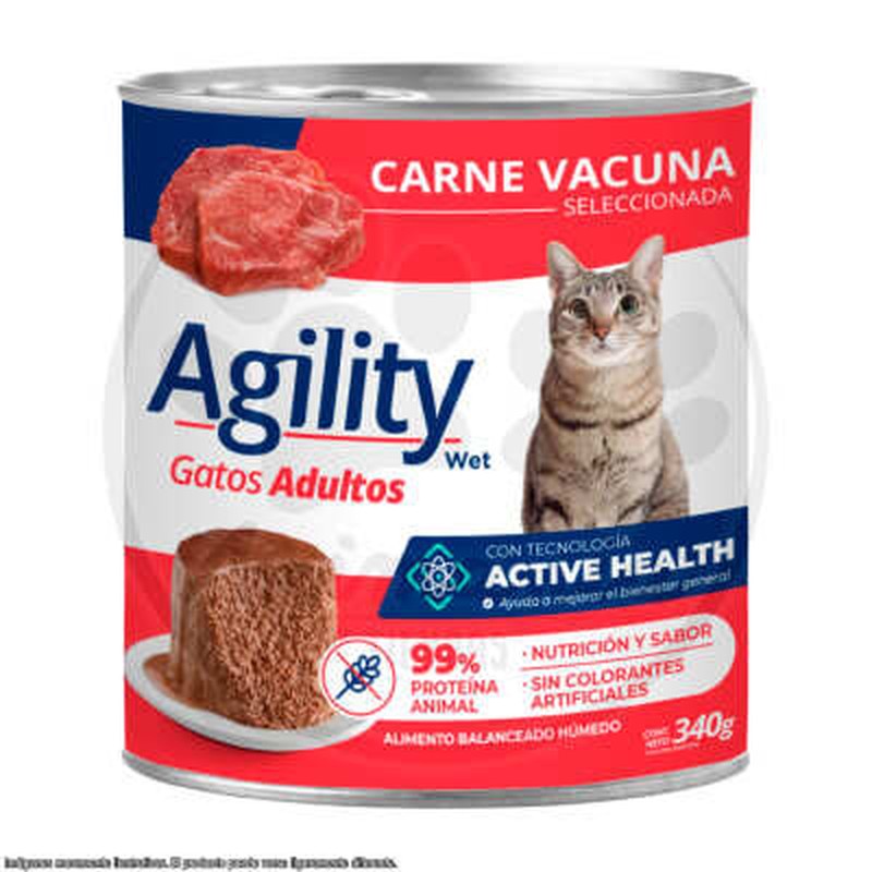 [SIE071] Agility Cats Carne Lata 340Gr