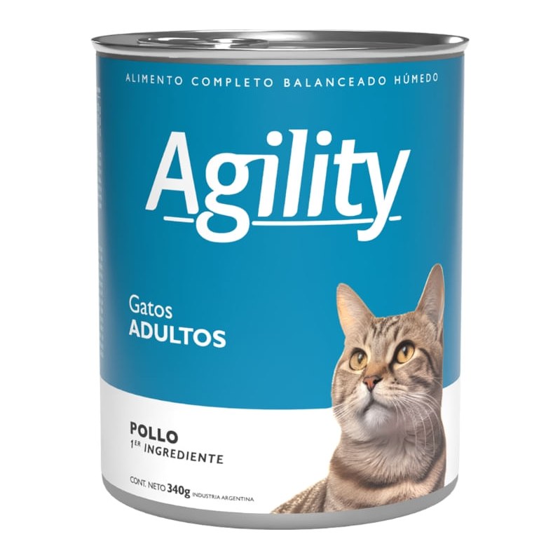 [SIE074] Agility Cats Pollo Lata 340Gr