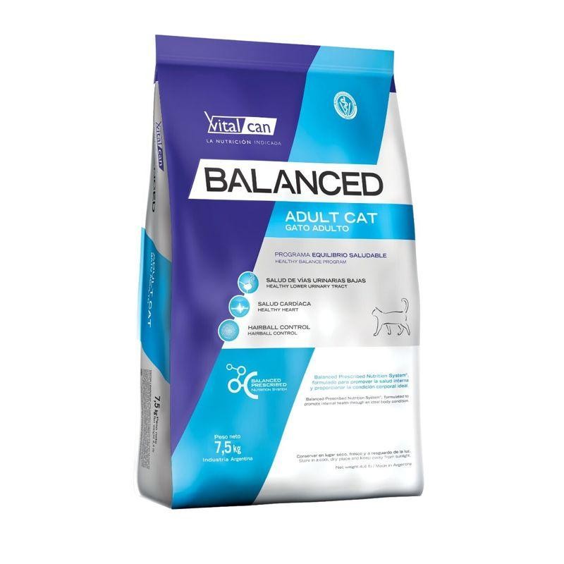 [VIT004] Balanced Gato Adulto X 7,5Kg