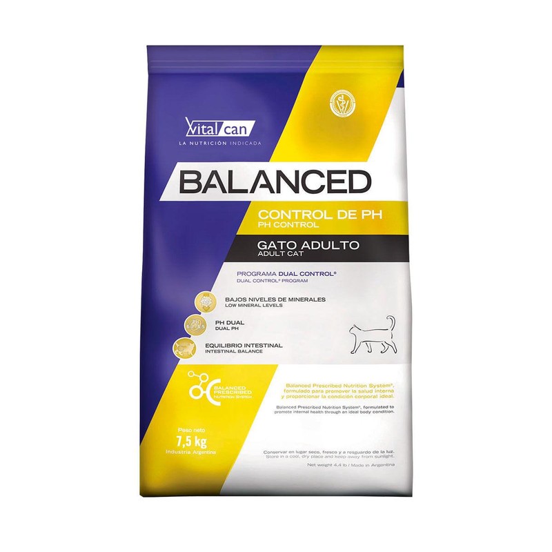 Balanced Gato Control Ph All Ages X 7,5Kg