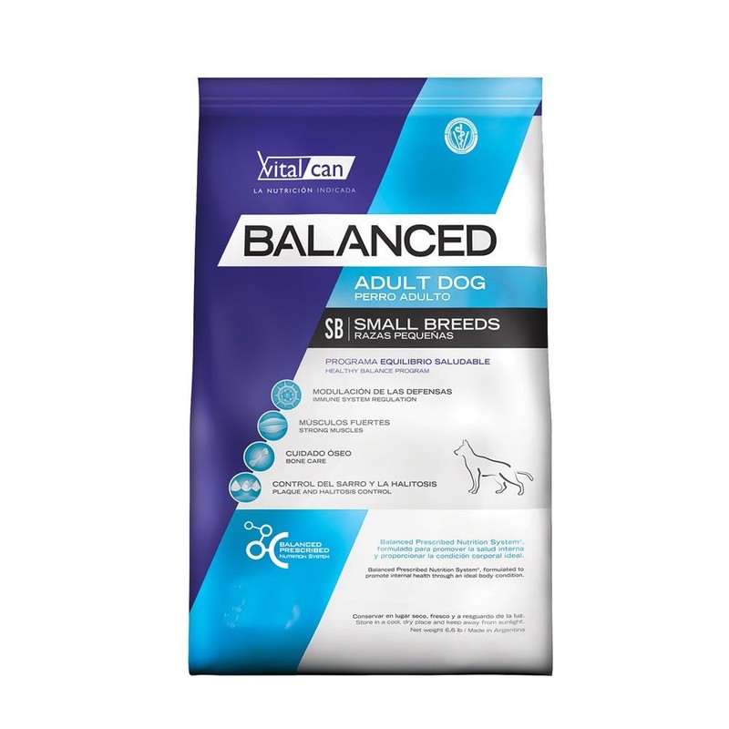 [VIT200] Balanced Perro Adulto Raza Pequeña X 15Kg