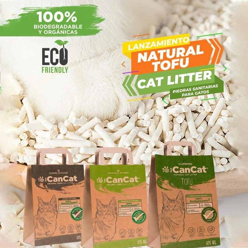 [HIG157] Can Cat Piedra Natural Tofu Neutras 6Kg