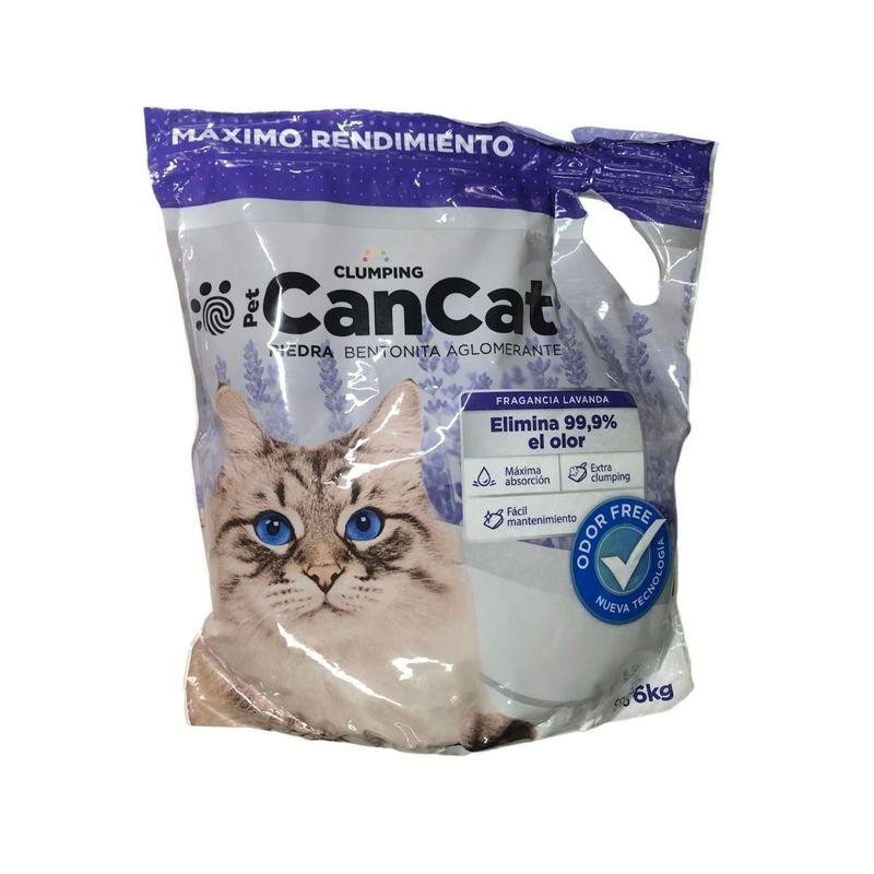 Can Cat Piedra Bentonita Lavanda 6Kg