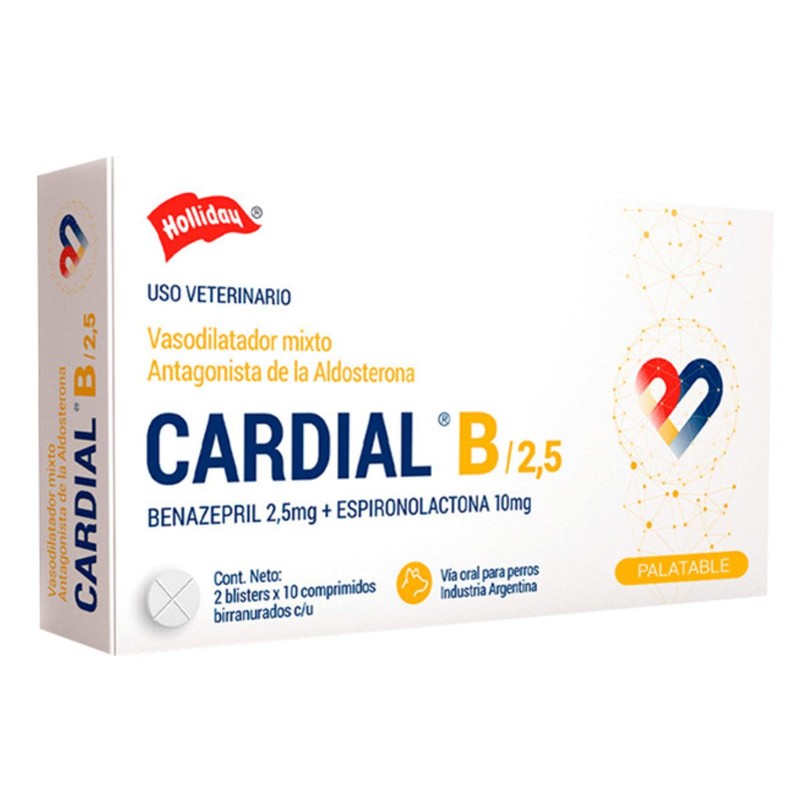Cardial "B"  2.5  Mg X 20 Comp