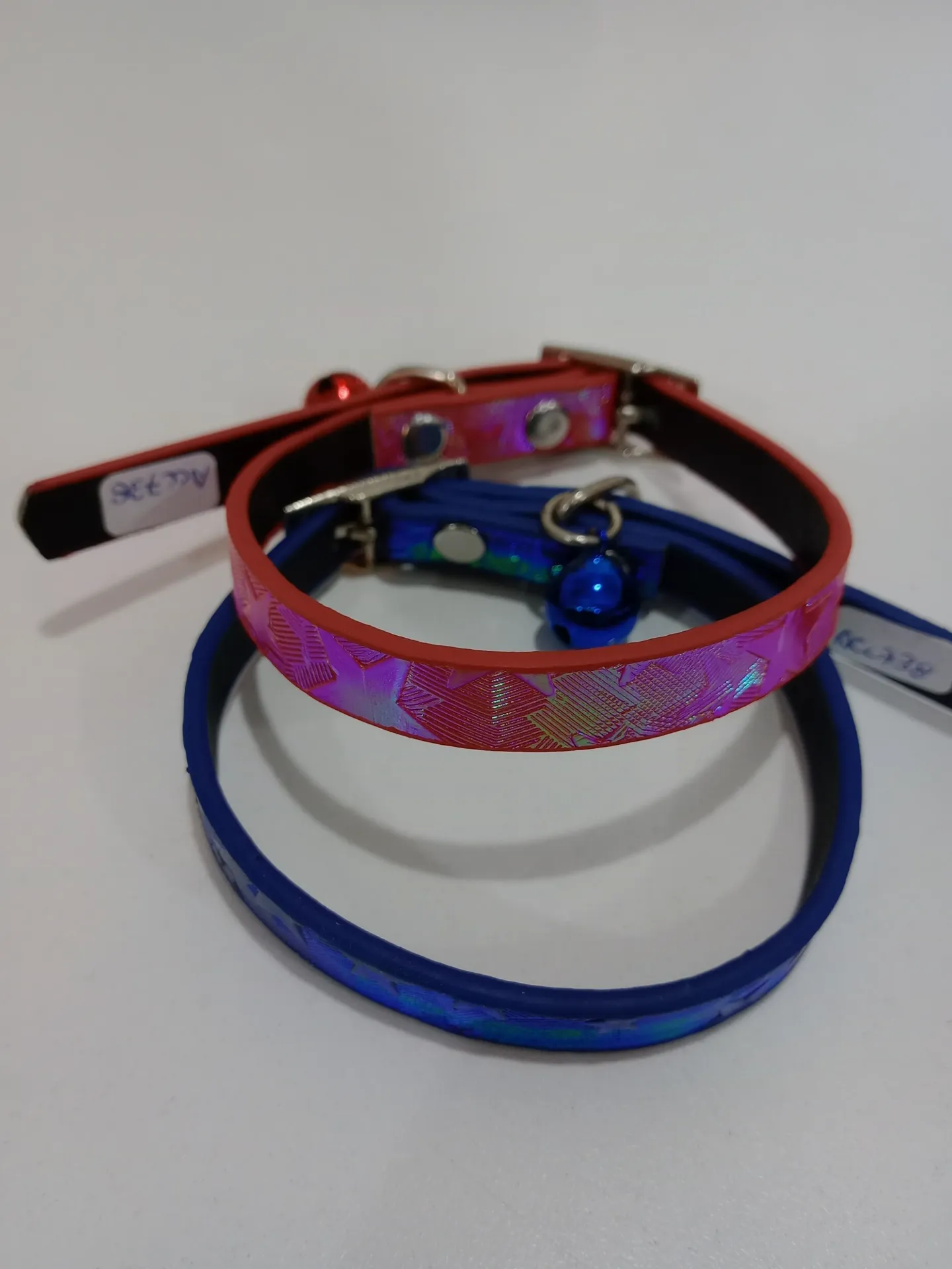 [ACC738] Collar Gato Estrellas Tornasol