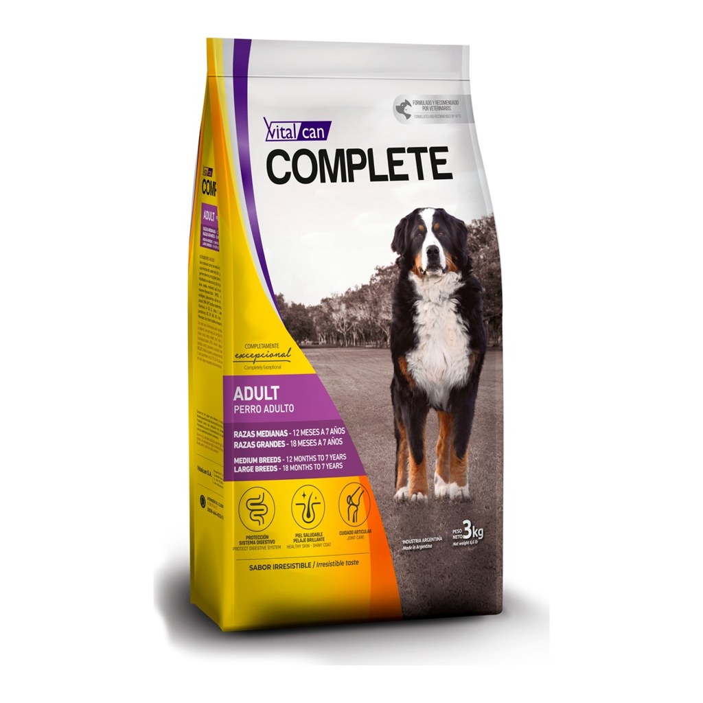 Complete Perro Ad Raza Med/Gr X 20 Kg+2KG