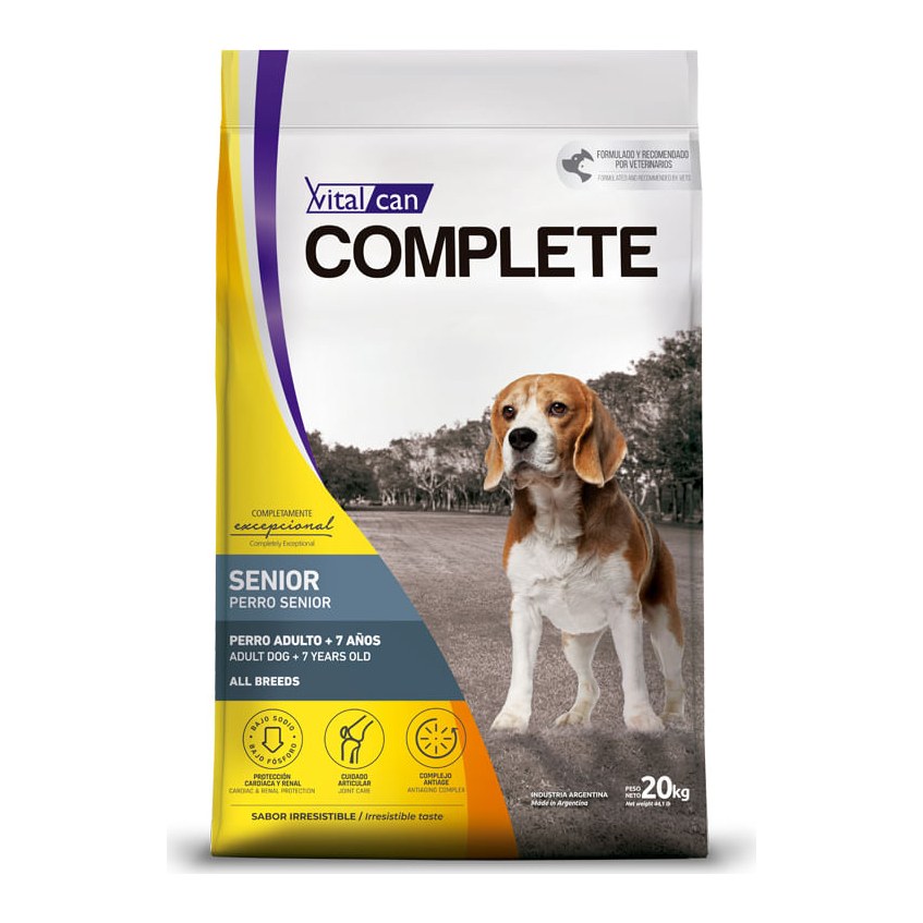 Complete Perro Senior X 20Kg
