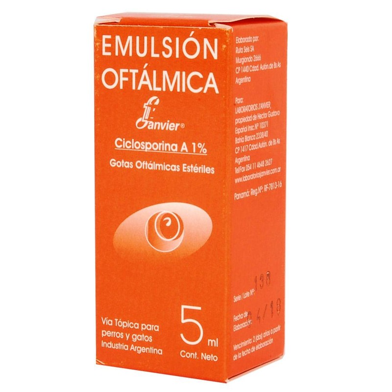 Emulsion Oftalmica Janvier X 5Ml