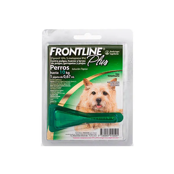 [MED122] Frontline Plus P Hasta 10Kg