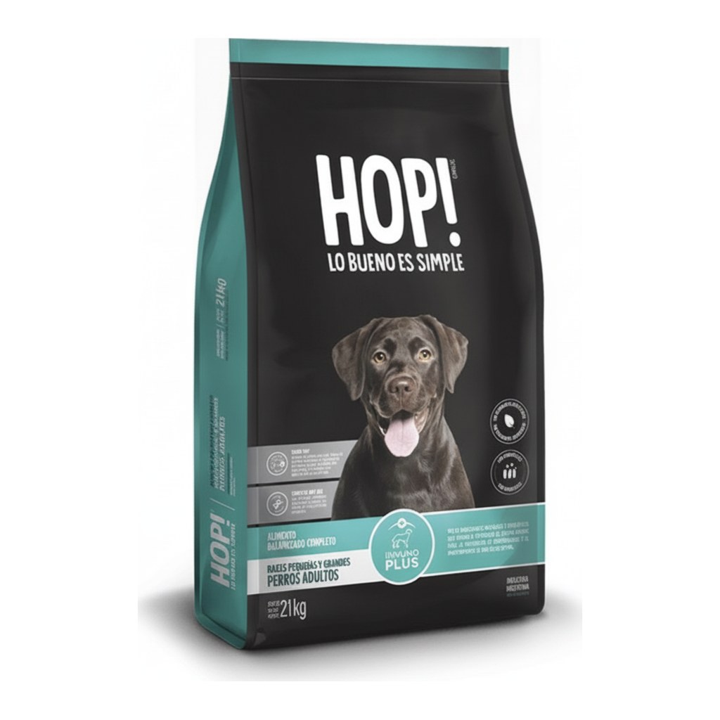 Hop! Perro Adulto Raza Med Y Grande X 21+3Kg