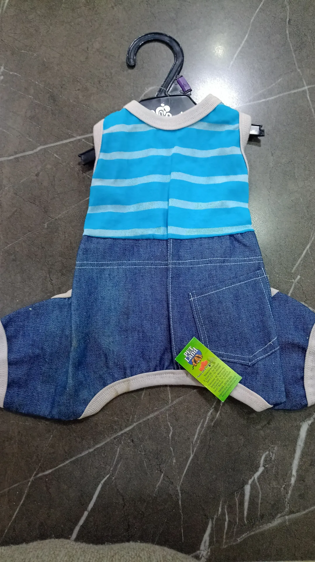 Jean C/ Remera Rayada Cab 30Cm