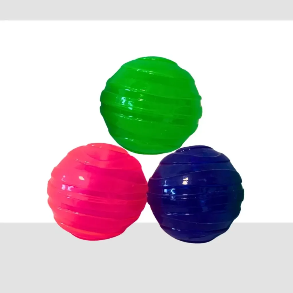Juguete Pelota Goma Cristal