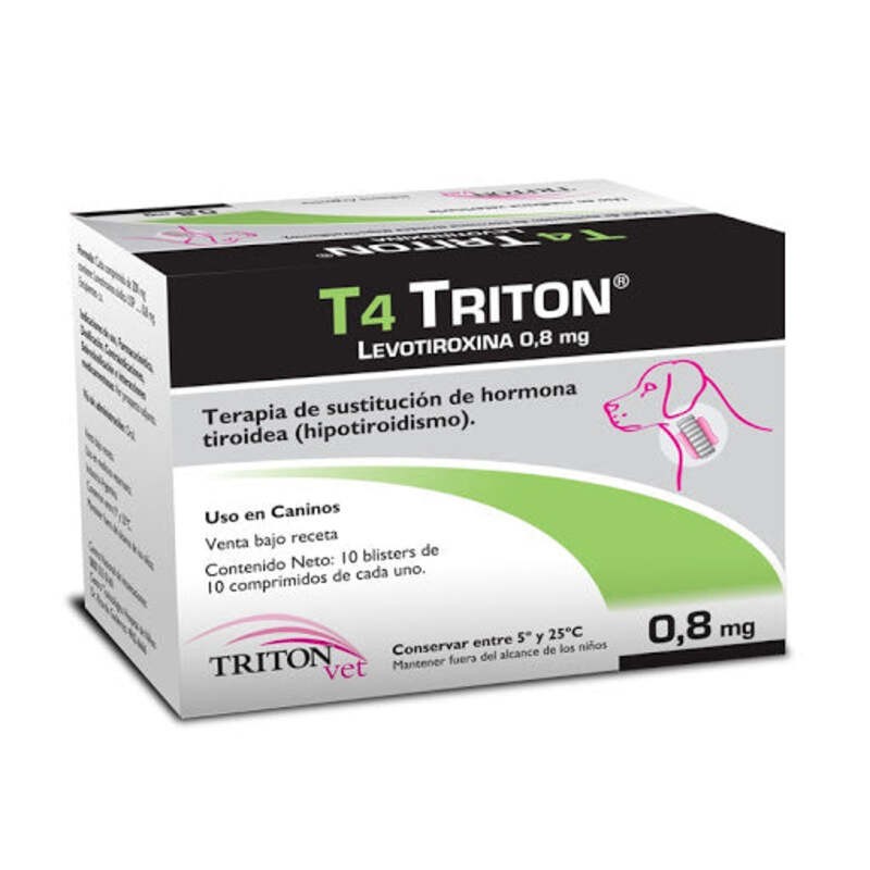 Levotiroxina T4 0.8 Mg X 100 Comprimidos