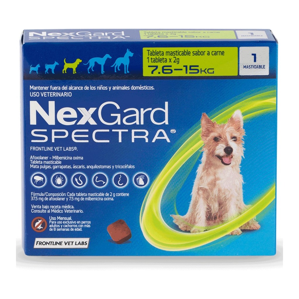 Nexgard Spectra M 7,6 A 15Kg