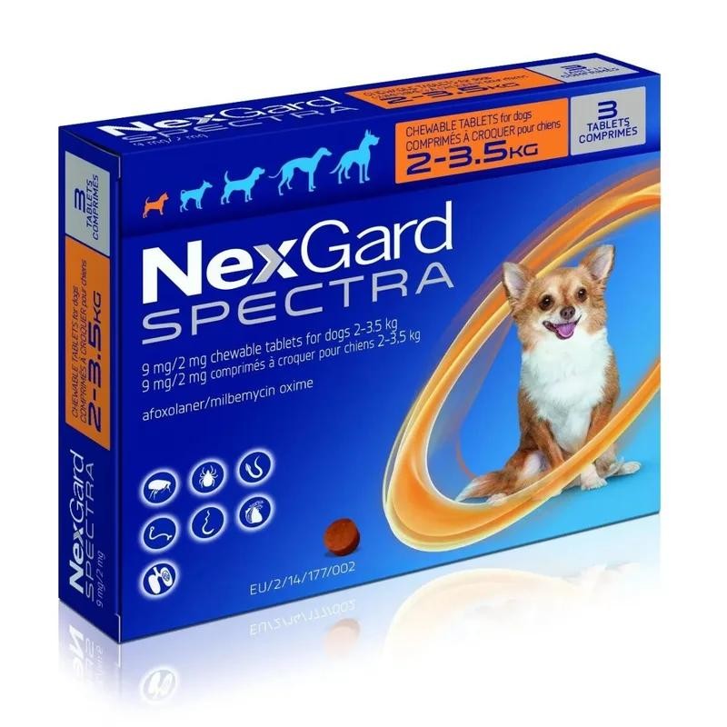 Nexgard Spectra XS 2,5 A 3,5Kg