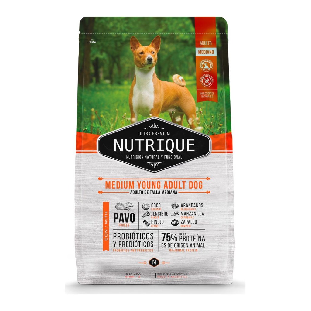 [VIT124] Nutrique Medium Young Adult Dog X 12Kg