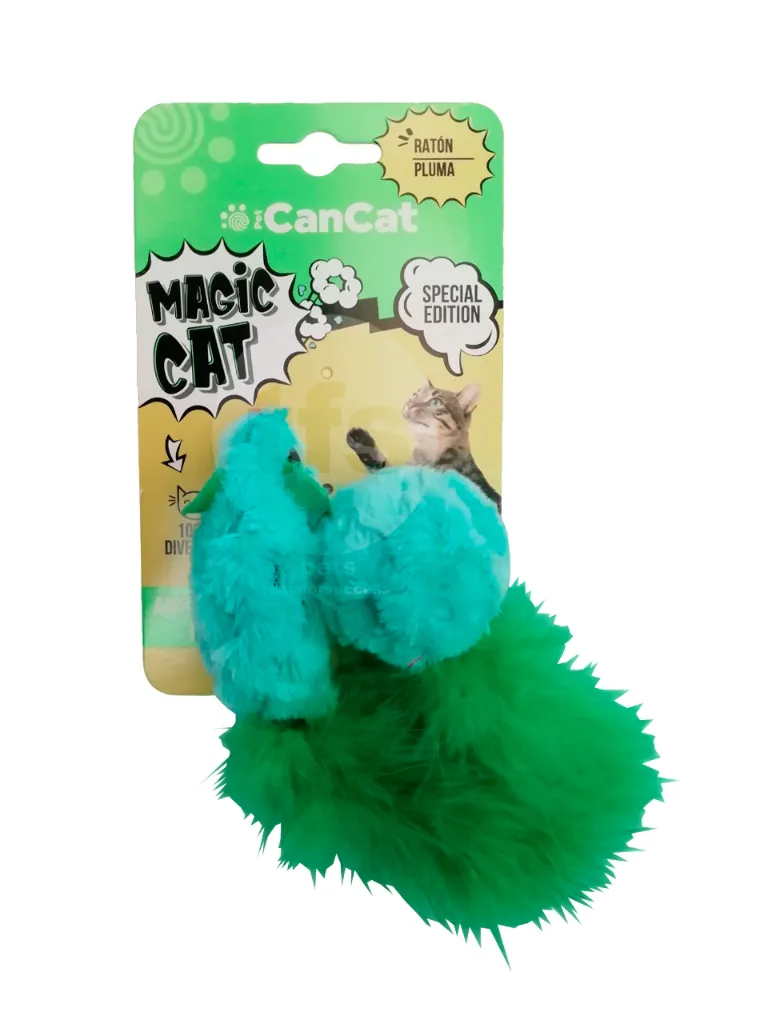 [JUG096] Raton Con Pluma Can cat
