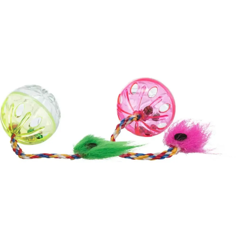 [JUG1328] Set Pelotas x 2 Sonajero+Pluma