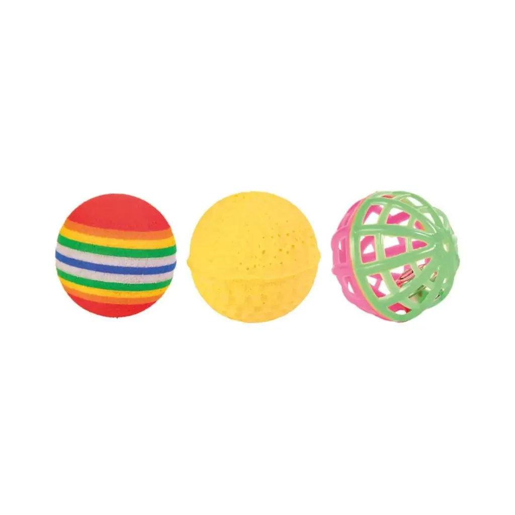 [JUG1367] Set Pelotas x 3 Con Cascabel