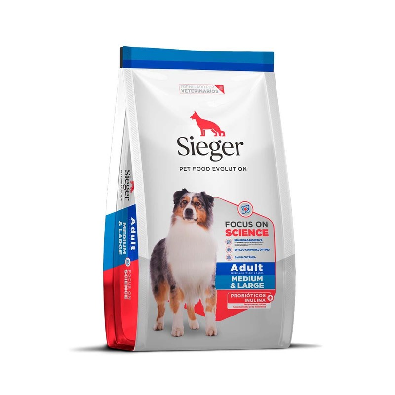 Sieger Adult Medianos/Large X 15Kg