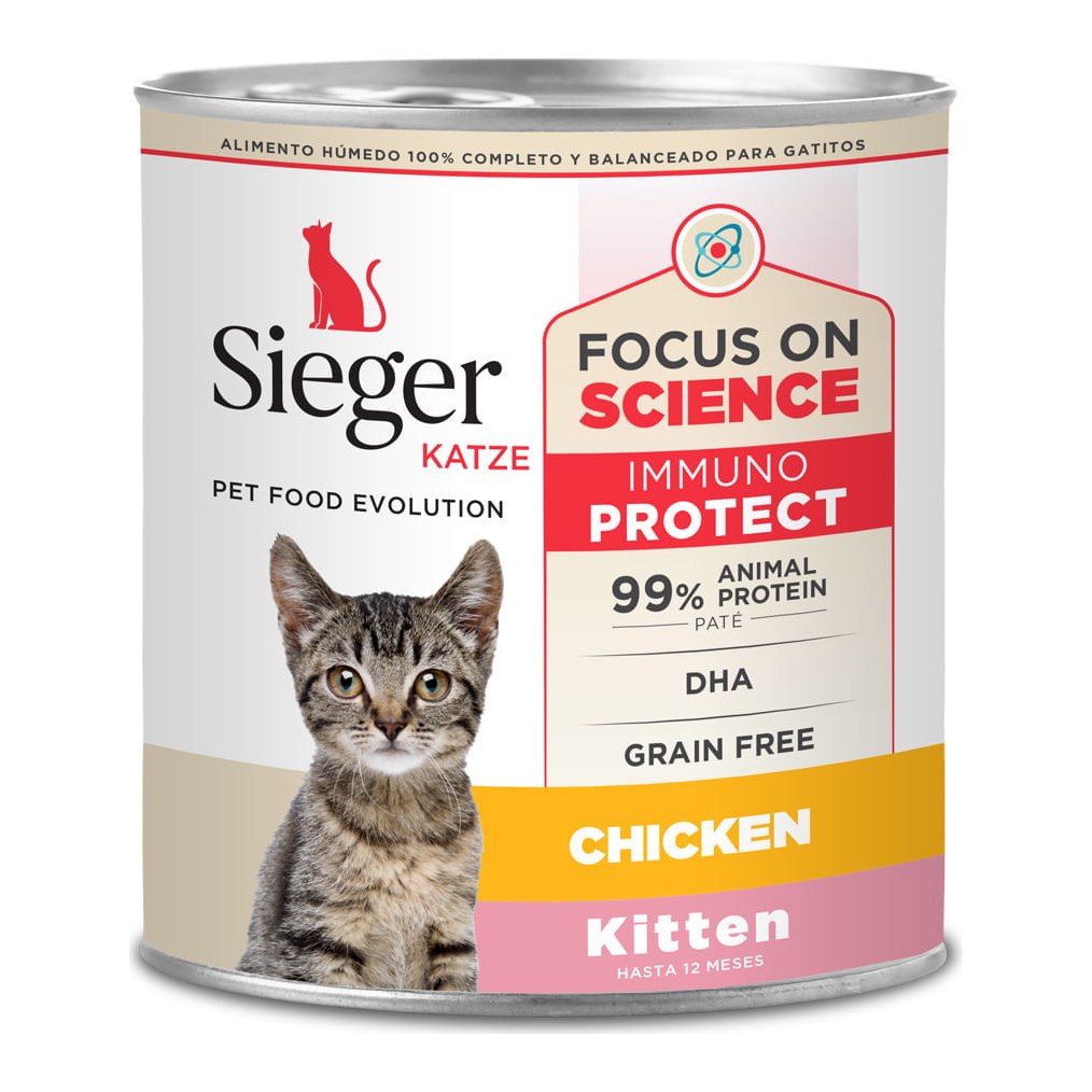 Sieger Katze Kitten Pollo 340Gr