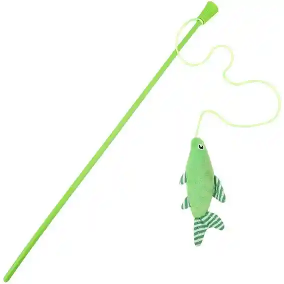 [JUG091] Varilla P/Gatos Pescado Plush