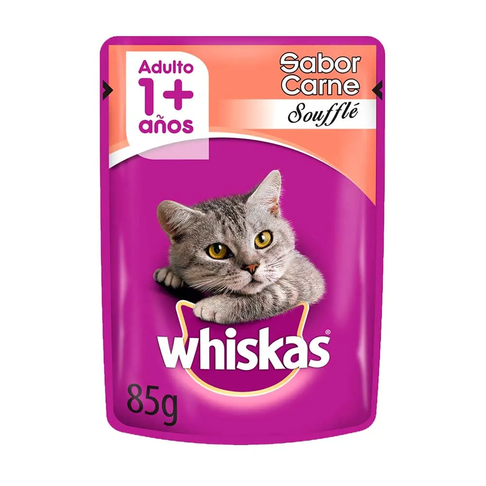 [WHIS002] Whiskas Adulto Carne Souffle 85Gr