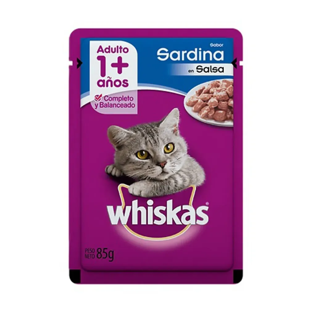 [WHIS004] Whiskas Adulto Sardin SALSA 85Gr