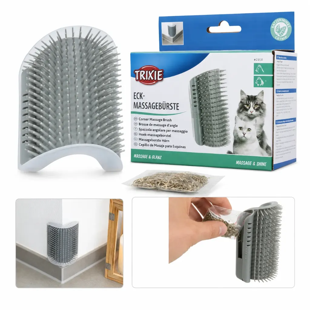 Rascador Cepillo Para Gatos Esquina Muebles Trixie