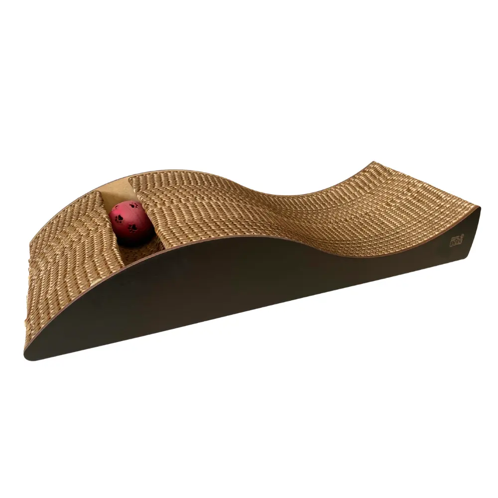 Rascador Pino Pack Pez Pelota Madera/Carton